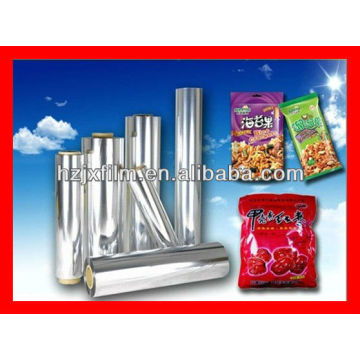 Metallized BOPP film for food packaging